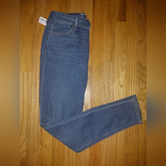 NWT sz 4 Long Old Navy Jeans High Rise Super Skinny - Picture 4 of 4